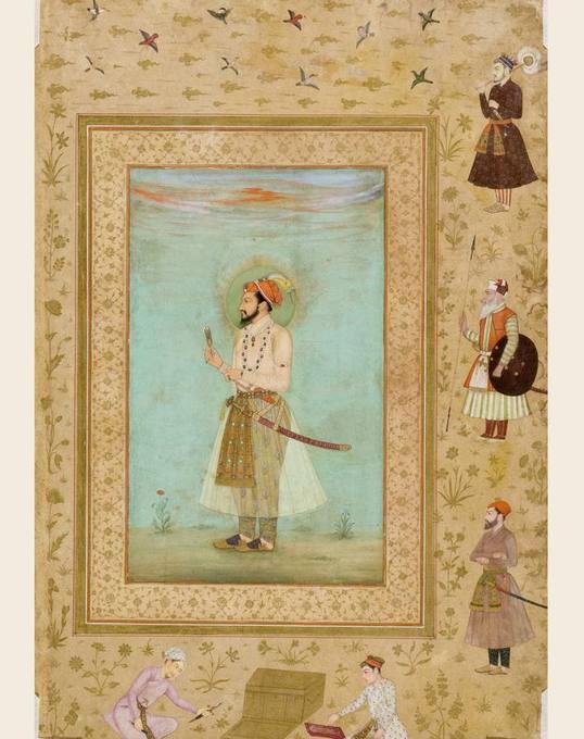 Standing imperial portrait, complete folio